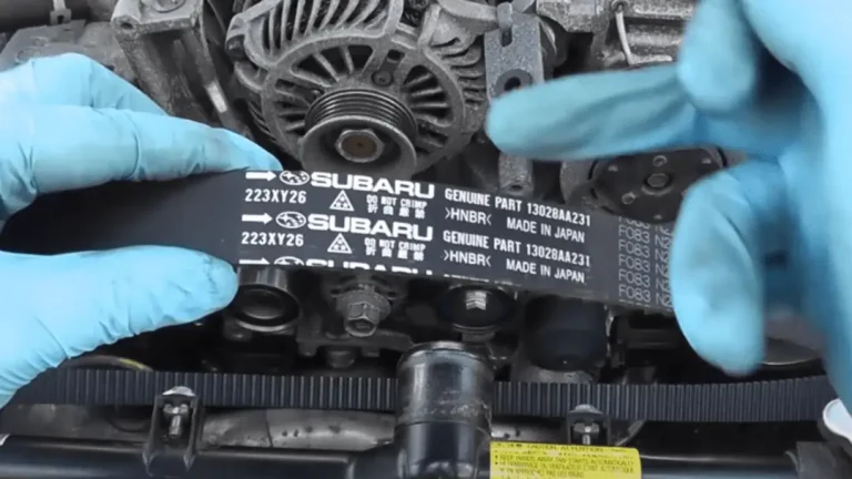 subaru outback timing belt replacement schedule