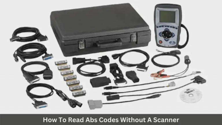 how to read abs codes without a scanner