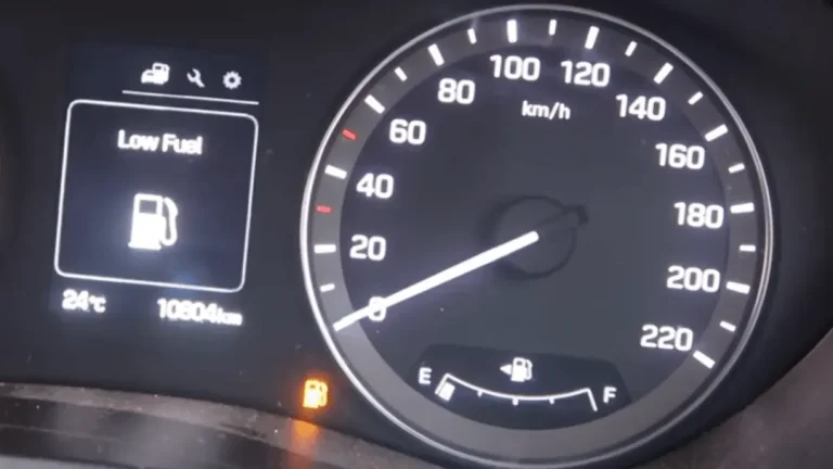 low fuel light comes on when tank is full